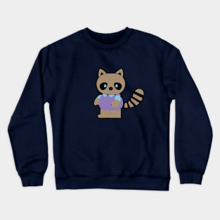 racoon stickers Crewneck Sweatshirt